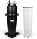 W3C17502 Swimming Pool Plus Cartridge Filter Assembly 200 Sq Ft,150 GPM Compatible with Hayward StarClear Plus,Replacement Element Part C-8319