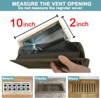 Floor Register Cover Trap，Floor Air Vent Cover Screen for Home Air Vent Filters 5-Pack Floor Vent Mesh Filters Net Trap… (2 x 10 Inch)