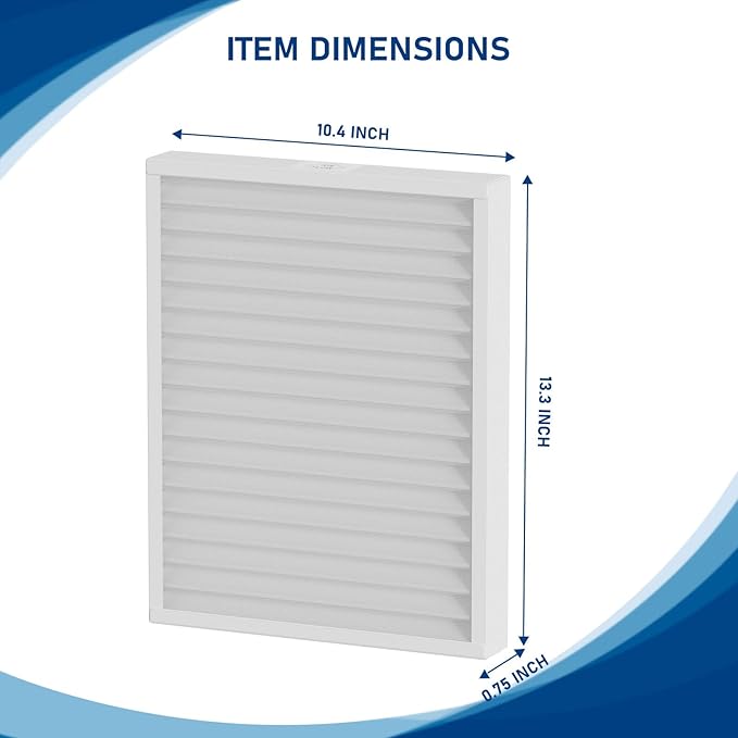 4 Pack 30920 Air Filter Replacement MERV-13 Compatible with Hunter HEPAtech 30920 fits 30050 30054 30055 30065 30070 30071 30075 30080 30177 30832 30882 30883 37055 37065, Air Cleaner Purifiers