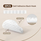 MelodySusie 200 Sheets Nail Dust Collector Filter Paper, Disposable Dust Vacuum Filter with 6pcs Sticky Back Hook for Most Nail Dust Fan Extractor Machine, Nail Tech Supplies for Salon & Home
