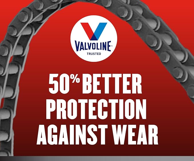 Valvoline Full Synthetic High Mileage with MaxLife Technology SAE 5W-20 Motor Oil 1 QT, Case of 6 (Pack of 2)