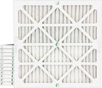 Glasfloss ZL 24x24x1 MERV 13 (FPR 10) Air Filters for AC and Furnace. Case of 12. Actual Size: 23-3/8 x 23-3/8 x 7/8