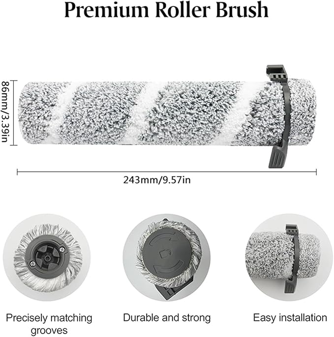 Replacement Parts ，Compatible For Bissell， 3930F 3933 V2 3999Z Floor Scrubber Roller Brush Filter Washing Vacuum Cleaner Parts(K)