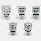 2-Pack 1" NPT Breather Caps with 40 Micron Filtration | Heavy-Duty Carbon Steel & Aluminum Alloy Hydraulic Vent Caps | For Gearboxes, Coolant Tanks, Excavators, Trucks