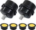 2 Pcs Air Compressor Silencer, 1/4 Inch Thread Intake Filter Muffler, 12.5 mm Air Compressor Silencer Filter for Generators and Blowers