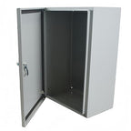Electrical Enclosure Box 24" x 16" x 10" Carbon Steel Electrical Junction Boxes Wall Mount Waterproof Dustproof Metal Box with Safety Locks for Outdoor Indoor Use
