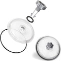 11480 Leaf Trap Cover Compatible with Compatible with SF60110, SF70110, 26335EH and More, SF15110 Pool Leaf Trap Cover Lid with O-Ring Sand Filter Pump Replacement Parts with Air Release Valve