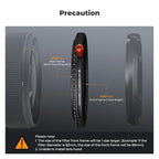 K&F CONCEPT 67mm Black Diffusion Mist Effect 1/4 & Variable ND2-32(1-5 Stops) & Circular Polarizing Filter CPL-in 1 Lens Filter with 18 Multi-Coatings for Camera Lenses (K-Series)