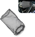 Air Filter Cover, Thickened Car Cold Air Intake Filter Dust Sock Cover, Universal for High Flow Air Intake Filters (Large, Black)