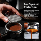 watchget 53mm Espresso Puck Screen Reusable Mesh Coffee Filter 0.8mm Thickness Puck Screen Stainless Steel Lower Shower Screen for 53mm Protafilter Basket