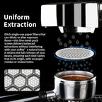 watchget 53mm Espresso Puck Screen Reusable Mesh Coffee Filter 0.8mm Thickness Puck Screen Stainless Steel Lower Shower Screen for 53mm Protafilter Basket