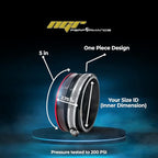 NGR Turbo Filter (Drag Edition) | Universal 4 inch & 3.5 inch Turbo Screen Protector | Cold Air Intake Turbo Screen for Engine Performance & Protection | Red