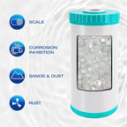 H&G Lifestyles 10" x 4.5 Water Descaler, Anti Scale Phosphate Filter Saltless Water Softener,Replacement Cartridge, Compatible with 84637, WPX5BB97P, PC10, 355214-45, 355215-45, WP10BB97P, WP5BB97P