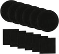 Abakoo Compost Bin Filters, 12 Pack, Activated Carbon Filters for Kitchen Compost Pail Filters Replacement for 1/1.3 Gallon Compost bin, 6 Round and 6 Square 6.5 inch Diameter Measures 4.65 inch