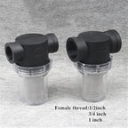 Heavy-Duty Inline Strainer Kit - 1/2 3/4 1 Inch High Pressure Filter for Farm Equipment & Garden Hose Systems(3/4")