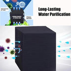 Aquarium Filter Cube with Activated Carbon – 2 Pack Reusable 2" Filter Media for Betta Fish Bowls, Nano Tanks & Small Aquariums, Improves Water Quality & Clarity