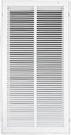 14"W x 30"H [Duct Opening Size] Steel Return Air Filter Grille - Removable Face/Door for 1 inch Filters -HVAC Vent Cover Grill - White [Outer Dimensions: 16 5/8"W X 32 5/8"H]