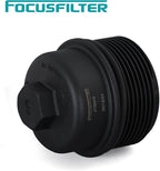 FOCUSFILTER 68079747AC OEM Grade Oil Filter Housing Cap, Compatible with Jeep Grand Caravan, Dodge Challenger & Avenger, Chrysler 200, Ram C/V 3.6L V6 Gas 2011–2013, Replaces 917-050, CAP6135