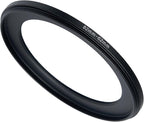 82mm to 62mm Step Up Ring Filter Adapter Black Metal Step up Adapter Rings Compatible with All Brand UV CPL ND Camera Lens Filter Step Down Ring (82mm-62mm)