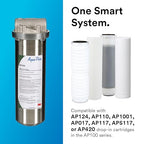 3M Aqua-Pure Whole House Std. Dia. Stainless Steel Filter Housing SST1HA. Heavy Duty Construction, Built to Last