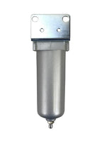 1/2" NPT Industrial Coalescing 0.01u Micron Filter Removes 99.98% of Oil, Moisture Vapor, Aerosols from Compressed Air Lines, 5oz Bowl, Manual Drain
