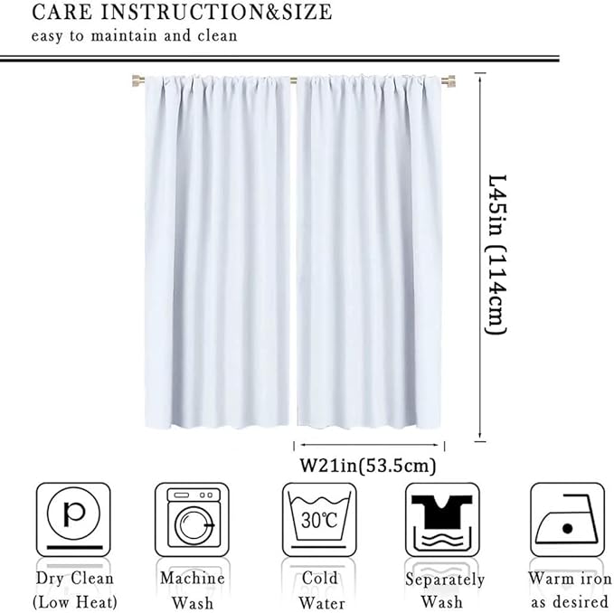 Kids Cartoon Construction Window Curtains, Funny Construction Site Cars and Helicopter Rod Pocket Decorative Windows Curtain for Children Teens Room Decor 42x45in (30% Blackout)