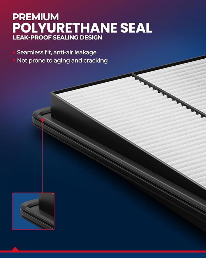 KAX Engine Air Filter, CA11943 Replacement for Sorento 2016-2020 Santa Fe 2019-2020 Telluride 2020-2023 Sedona Palisade, Advanced Air Filter Media, Increased Acceleration