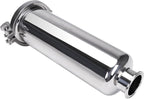 DERNORD 2 Inch Tri-Clamp Filter - SS304 Sanitary Fittings Inline Straight Strainer with 200 Mesh Stainless Screen