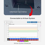 RE-1 Electric Coffee Bean Roaster with Artisan Connectivity, Auto Roasting, Smoke Filter & Cooling System, With New Intelligent Controller Displays Baking Curve