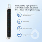GLACIER FRESH EDR3RXD1 Compatible with 4396841 Refrigerator Water Filter, KAD3RXD1, WHR3RXD1, 4396841, 4396710, Filter 3, 46-9083,46-9030, 9030, 9083 Refrigerator Water Filter, 3 Pack
