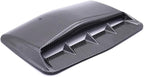 Universal Car Hood Scoop Air Flow Intake Decorative Turbo Bonnet Vent Cover Compatible With Audi And BMW Compatible With VW And Civic(Carbon)