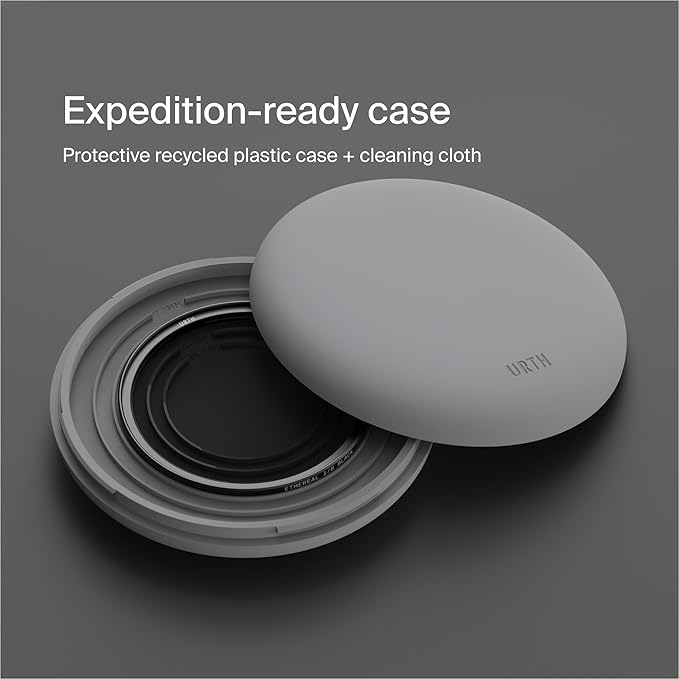 Urth 43mm Magnetic Ethereal Black Mist ⅛ Diffusion Lens Filter (Plus+) - Cinematic Effect, 20-Layer Nano-Coated Light Dispersing Particles