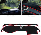 Car Dashboard Cover Anti Dash Mat Pad, Premium Polyester Sun Shade Protector, Custom Fit for Regal 2006-2008, with Large Vent Cut - Outs for Demister Airflow