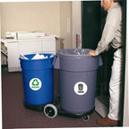 Garbage Classification Labels Self-Adhesive Bin Stickers for Trash Can Waste Sorting Decals for Home