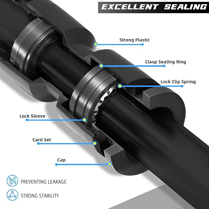 30 Pack Quick Connect 1/4" Drip Irrigation Elbow Coupling Connector,Universal 90 Degree Elbow Fitting for 1/4 Inch Irrigation Tubing,Leak Free Fittings for Sprinkler or Drip Irrigation System