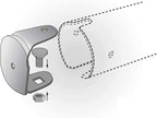 Cannon Ball End Cap (Each) (646514) - Compatible with CannonBall Round Tracks - Galvanized Steel - Industrial Style - For Tractor, Excavator, Construction Equipment