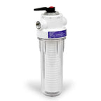 Whirlpool 10 x 2.5 Inch Whole House Water Filtration System WHKF-DWHV, 3/4" Ports, Clear Housing, NSF Certified Water Filter WHKF-GD05 Included