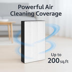 Nispira F1 C01 T02 HEPA Replacement Filter for 3M Filtrete Room Air Purifier FAP-C01-F1, FAP-T02-F1, FAP-C01BA-G1, FAP-T02WA-G1, FAP-ST02W, FAP-ST02N. 12 in. x 6.75 in. Part FAPF-F1-A. 6 Pack