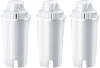 3 Pack Drop In Brita Style Alkaline Water Filter Replacement 7 Stage Mineral Water Filter.Works With Wellblue, Brita Style Pitchers & Dispensers (3 Pack)