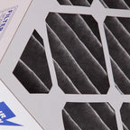 Nordic Pure 16x25x4 (Actual Size: 15 1/2 x 24 1/2 x 3 5/8) Pleated Plus Carbon Air Filters MERV 8 2 Pack