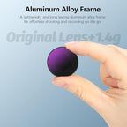 AMAZEAR Black Diffusion 1/4 Filter for Insta360 GO Ultra Accessories Pro Mist Style Lens Filter to Soften Skin & Create Cinematic Glowing Highlights, Reduce Harsh Contrast, HD Optical Glass