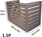 Multifunctional Aluminum Shutter Privacy Fence, Mini Split Cover for External Units, freestanding Enclosure to Cover Garbage Or Units, Noise Reduction, Suitable for Garden, Balcony, Outdoor ( Color :