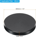 PATIKIL 46mm Lens Cap, Camera Lens Cap Cover Universal Lens Filter Stack Cap Front Metal Protective Case Cover with Cleaning Cloth for Photography Camera Filter
