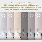 Smart Illuminated LED Bathroom Mirror，Bathroom Mirror with LED Lights，Energy-Saving LED Smart Mirrors，LED Mirror for Bathroom，with Demister Pad and Smart Touch Switch(H70*W90cm/H27.6*W35.4IN)