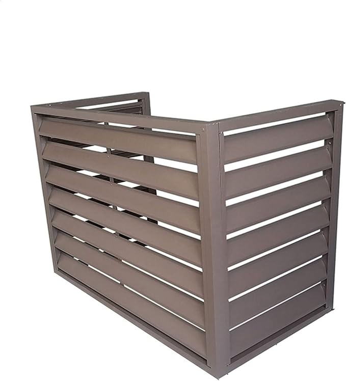 Outdoor air conditioning fence, multifunctional air conditioning privacy screen, outdoor air conditioning hidden protective cover, sturdy and durable,easy to install,suitable for gardens and balconies