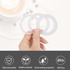 2 Pcs Filter with 3 Pcs Silicone Gasket Seals for 9 Cup Stovetop Espresso Coffee Maker Replacement Parts for Big Tummy and Straight Stainless Steel Moka Pot