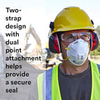 3M Particulate Respirator 8210V with Cool Flow Valve, Pack of 80, NIOSH APPROVED, Disposable, Smoke, Grinding, Sanding, Sawing, Sweeping, Woodworking, Dust