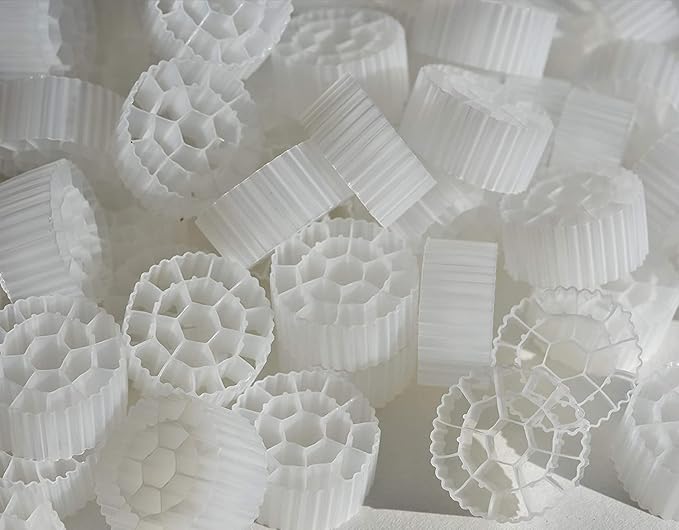 Filter Media Moving Bed Biofilm Reactor (MBBR) for Aquaponics, Aquaculture, Hydroponics - Ponds - Aquariums by Wholesale Koi Farm (4 Cubic Feet)