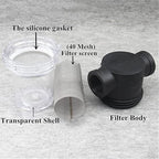 Heavy-Duty Inline Strainer Kit - 1/2 3/4 1 Inch High Pressure Filter for Farm Equipment & Garden Hose Systems(3/4")