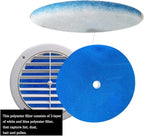 RV Air Conditioner Filter - RV 5.25" Round Air Duct AC Filter MERV-6 Replacement for AC Vent (10 Pack with Central Hole), RV Air Filter Accessories